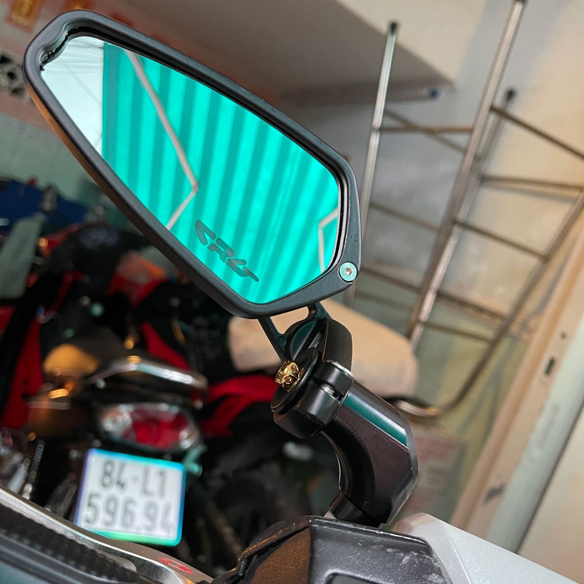 Gương chiếu hậu CRG 2 Trức Năng gắn trên & gắn tay lái Cũng được hàng Loại