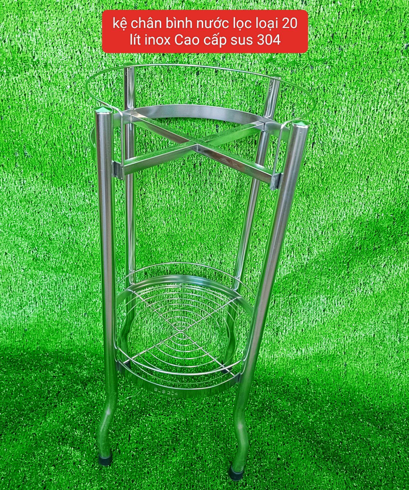 kệ để chân bình nước lọc inox Cao cấp sus 304