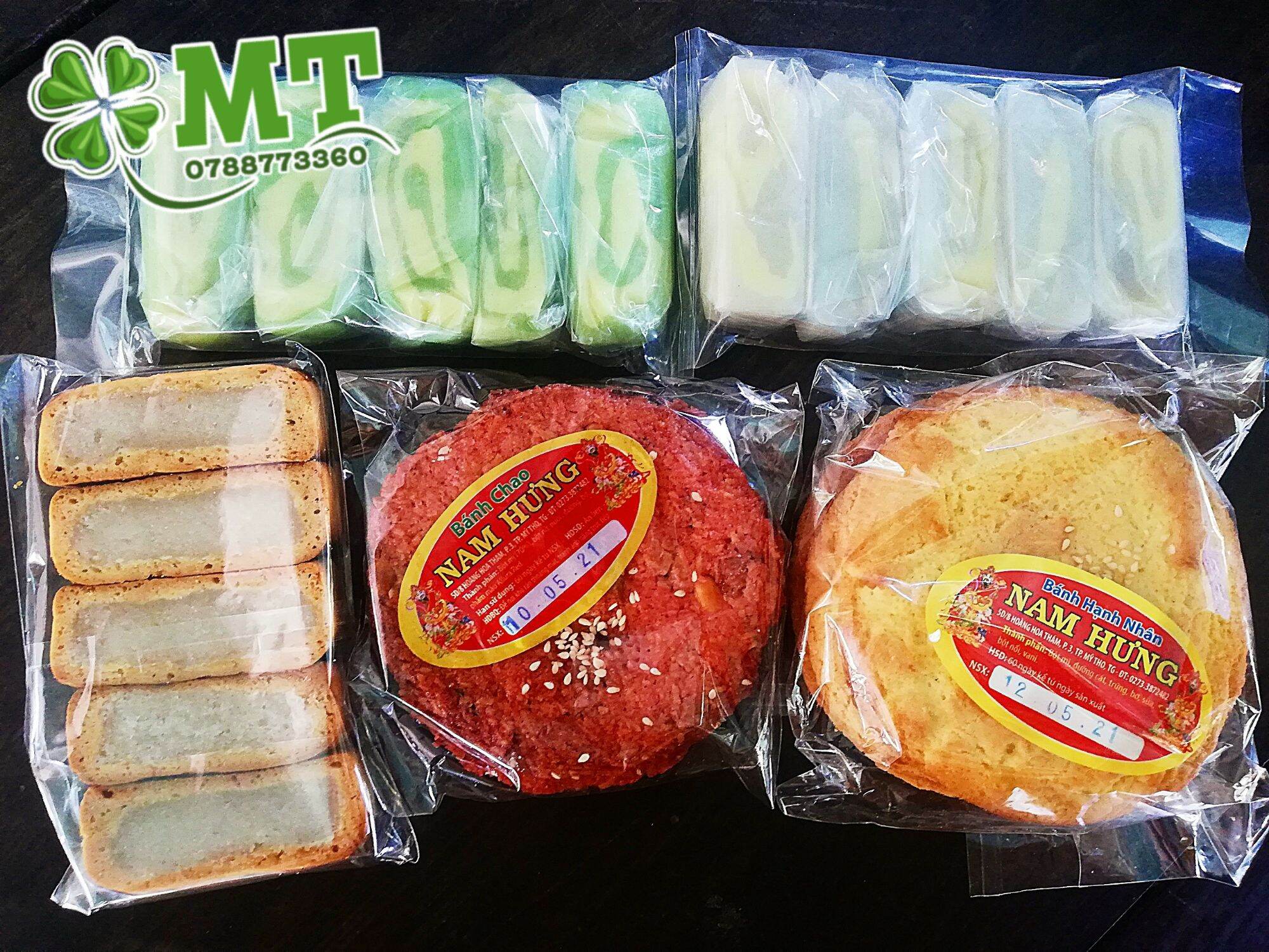 Bánh hạnh nhân mè rang tuổi thơ combo 5bịch ( bịch 3 cái)