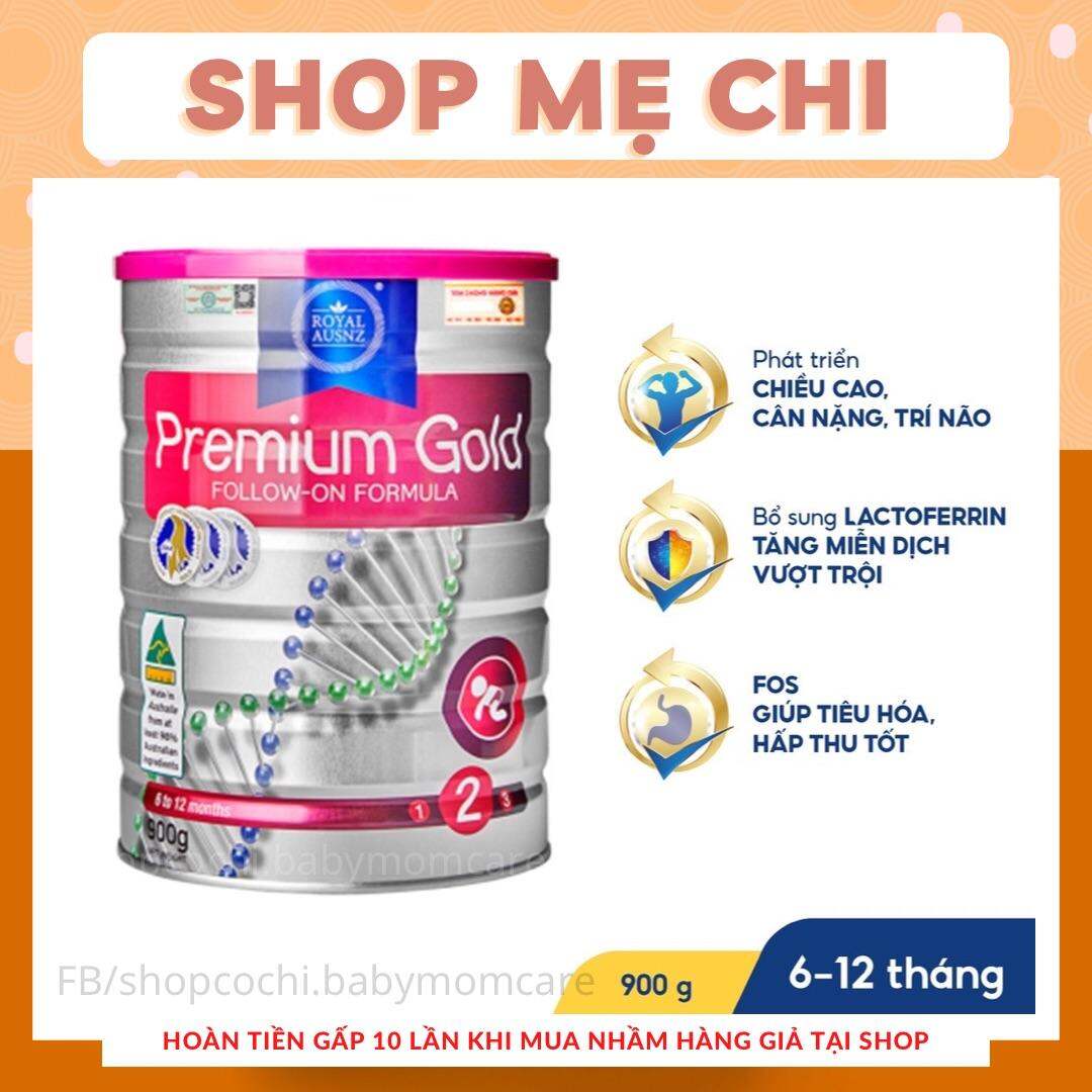 Sữa Bột Hoàng Gia Úc Premium Gold Số 2 Bổ Sung Vitamin, Khoáng Chất Cho Trẻ Royal AUSNZ 900g