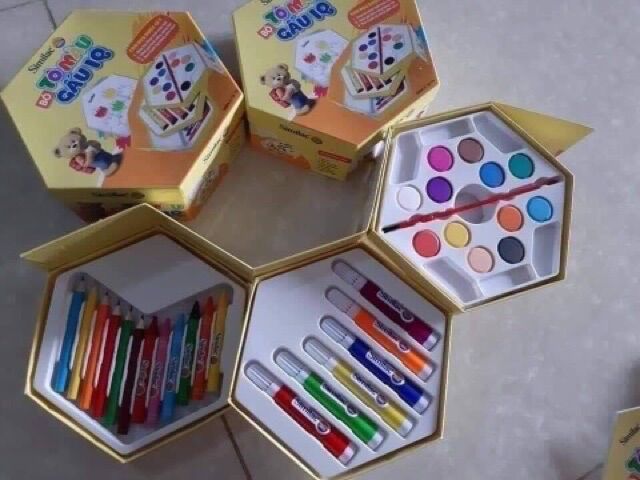 Bộ tô màu gấu hkm similac
