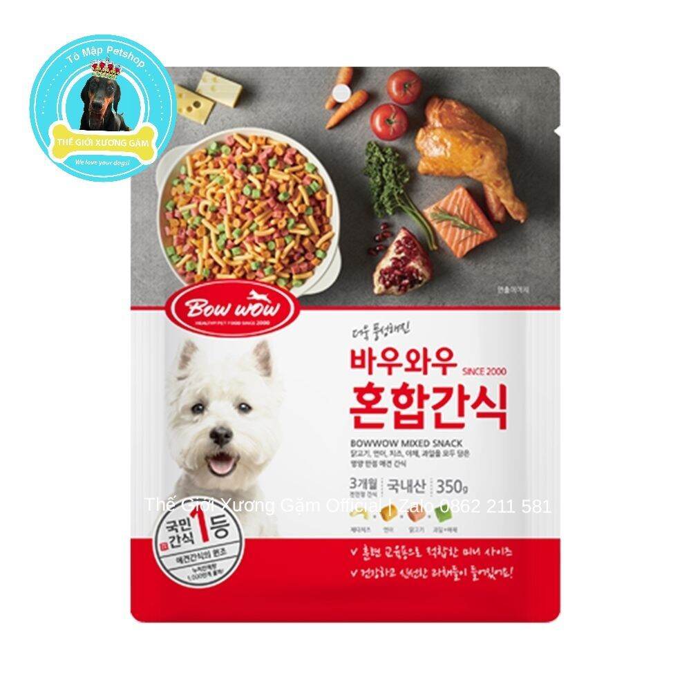 [HCM] SNACK HỖN HỢP BOW WOW BOWWOW CHO CHÓ