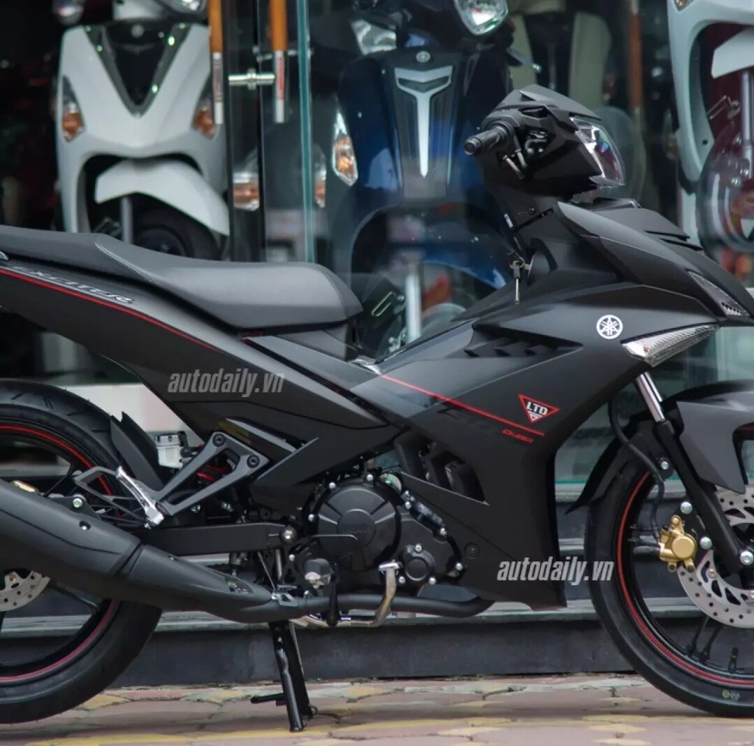 Tem rời exciter 150 đen xám mẫu zin