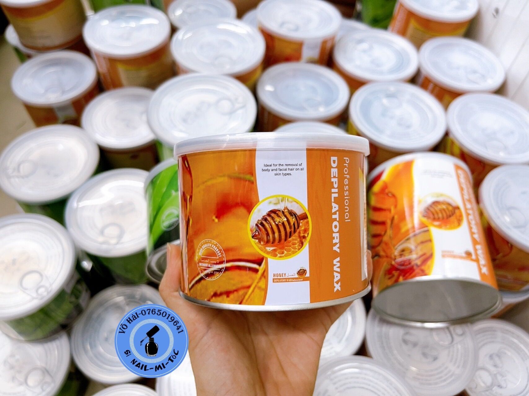 Sáp wax lông nóng mật ong 400g depilatory