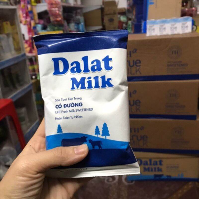 Sữa tươi Đà Lạt Milk Bịch 220ml