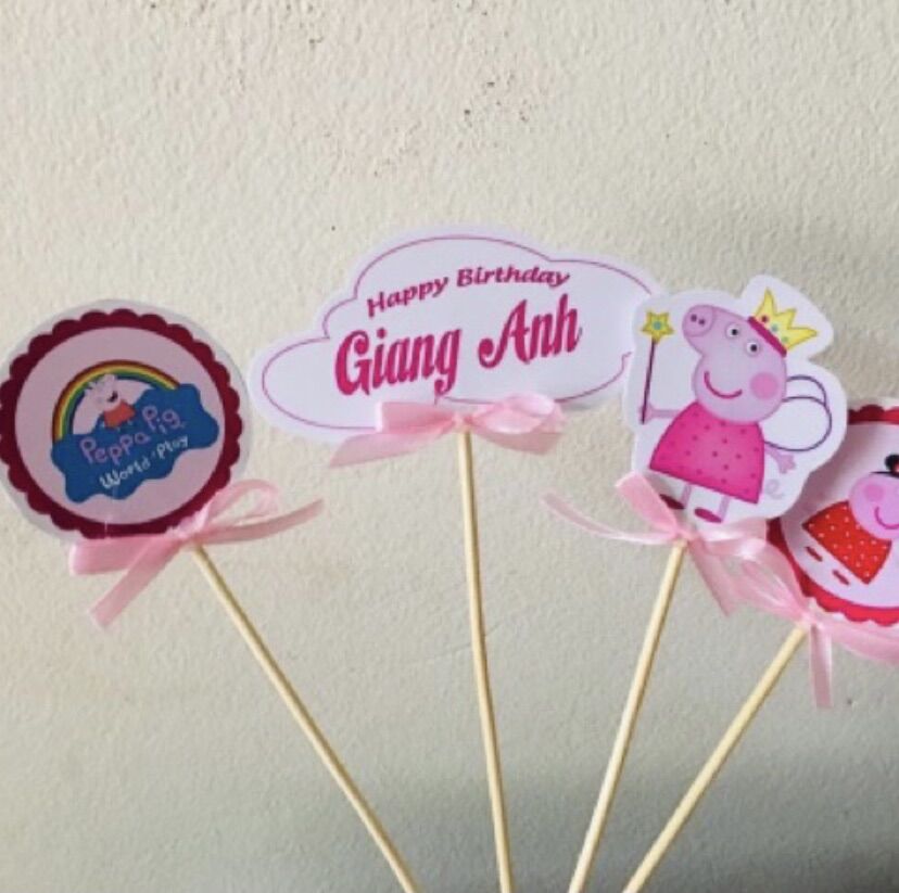 Chibi cắm bánh cho bé giá rẻ