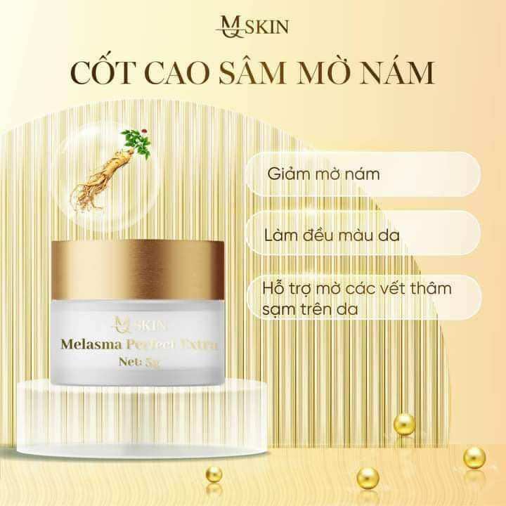 Combo kem face nám sâm vàng mq skin ( k tặng phiếu thưởng )