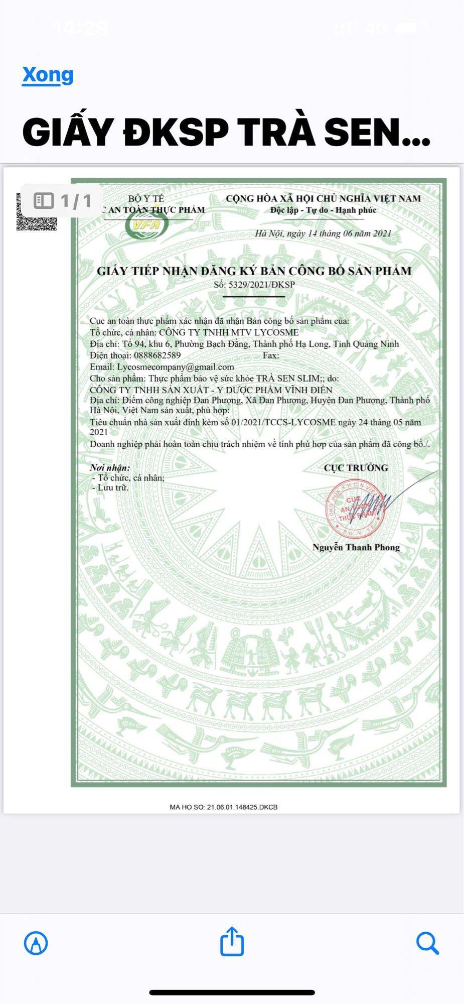 Trà sen slim giảm cân 30 gói (chính hãng)