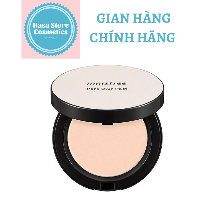 Phấn phủ dạng nén làm mờ lỗ chân lông innisfree pore blur pact 12.5g