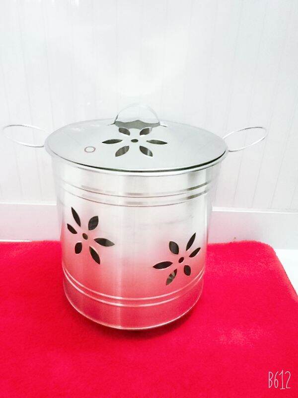 Thùng đốt giấy inox tròn 23cm