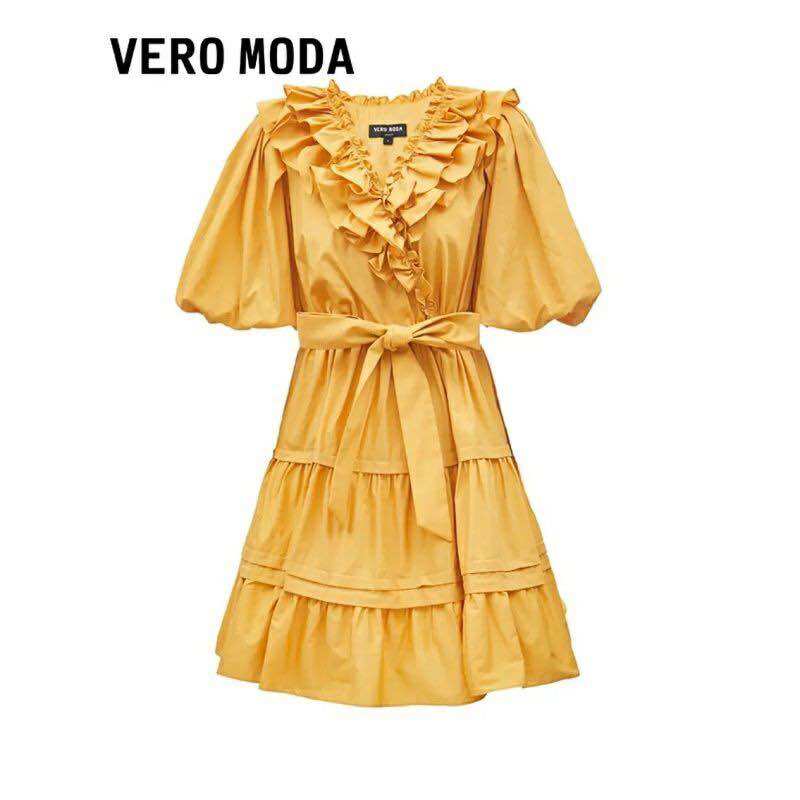Vero Moda Đầm xoè tay phồng newtag