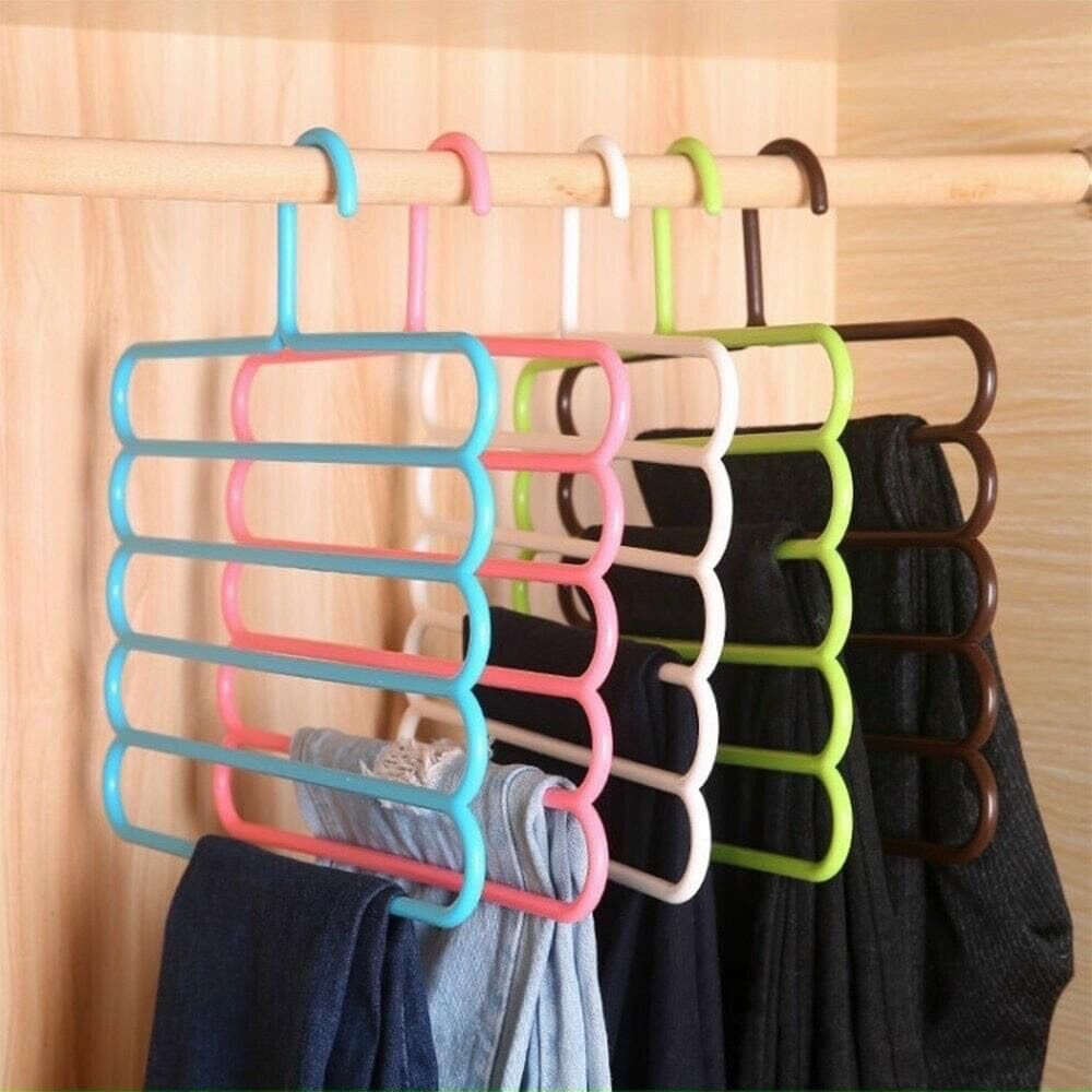 Móc treo quần áo 5 tầng tiện dụng