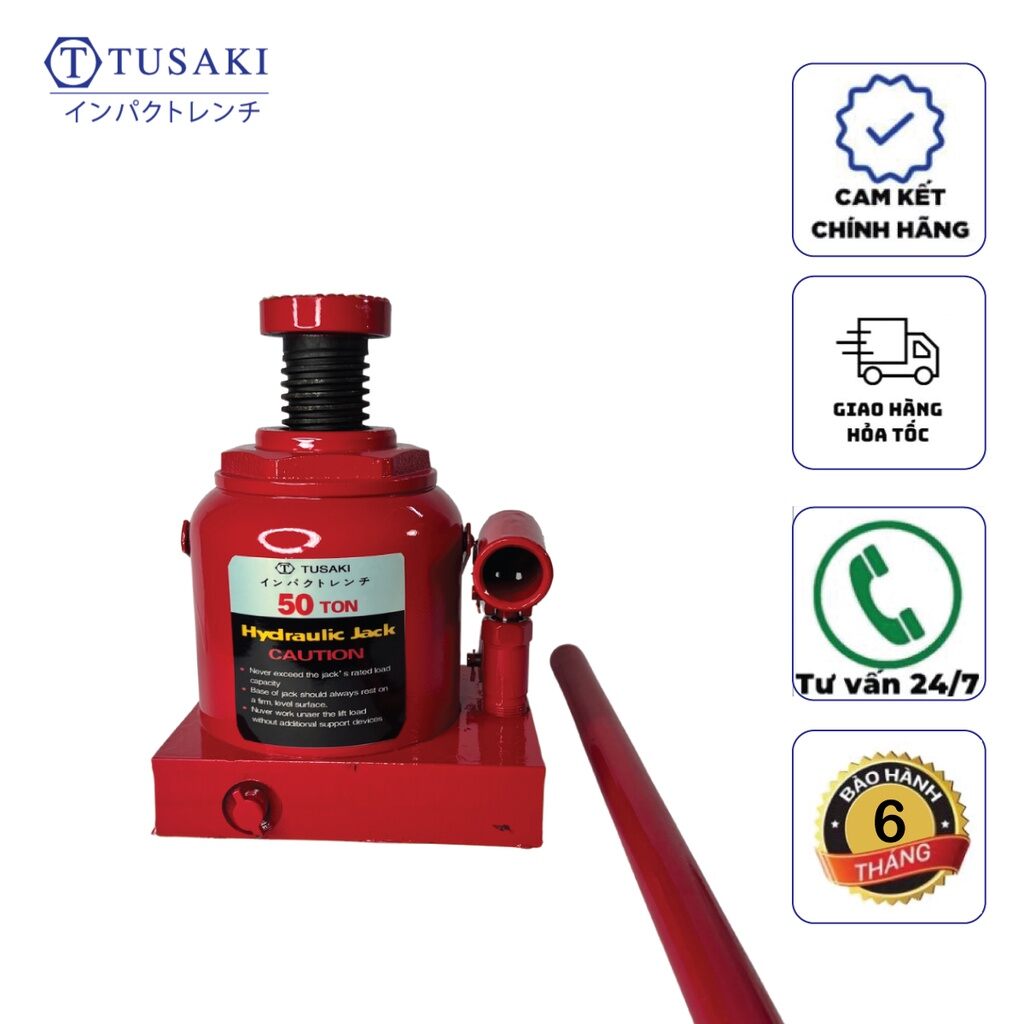 Con đội thủy lực 50 tấn tusaki