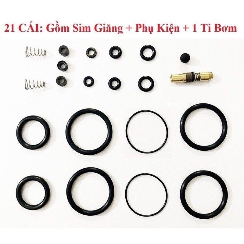 Phụ kiện sửa chữa bơm tay cao áp ti đồng kèm gioăng