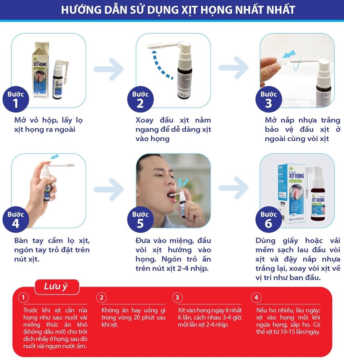 Dung dịch Xịt Họng Nhất Nhất (Lọ 20ml) [betadine, mouth spray, xịt họng thảo dược nhất nhất]