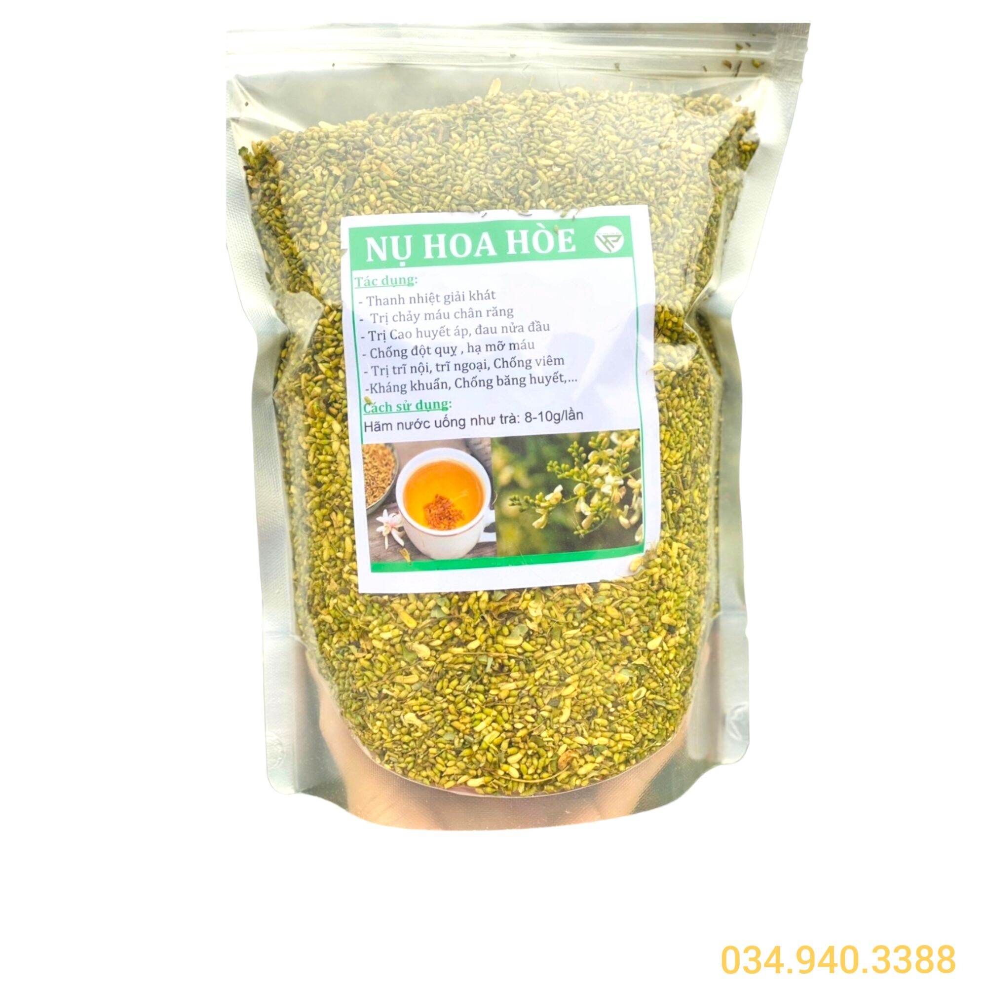Trà hoa hoè 500g sấy khô nguyên nụ thượng hạng giúp thanh nhiệt