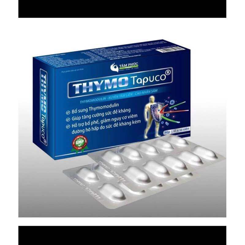 THYMO TAPUCO Hộp 3 vỉ x 10 viên