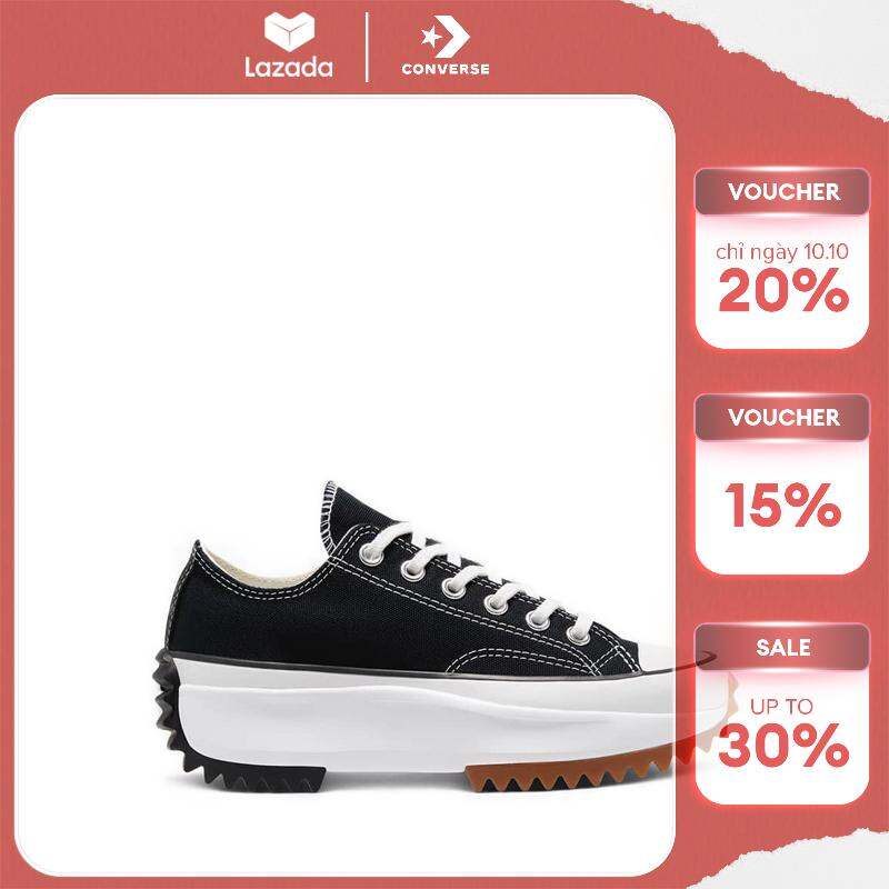 Giày Thể Thao Converse Run Star Hike Canvas Platform Unisex - Black/White/Gum