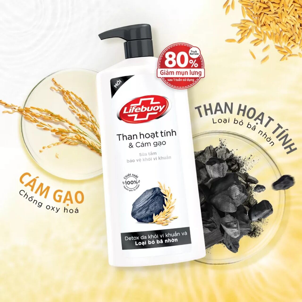 Sữa tắm Lifebuoy Detox  800g
