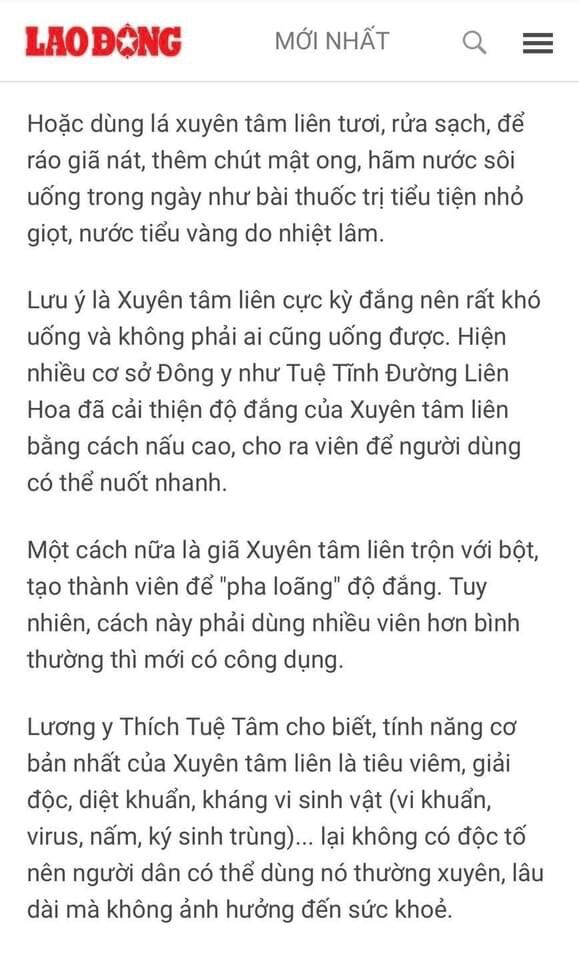 Xuyên tâm liên hàng chuẩn 1kg