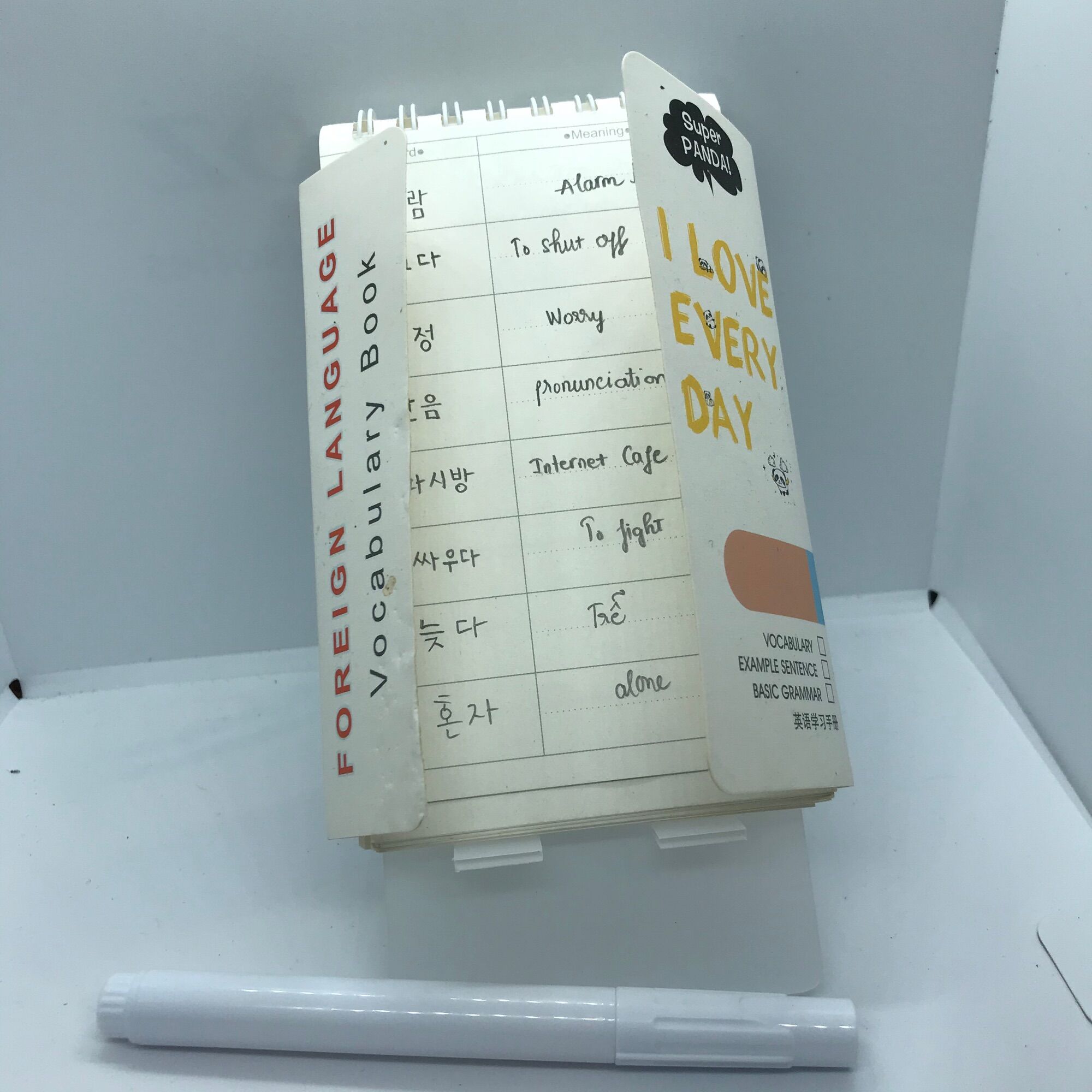 BẢNG CHECK LIST KÈM BÚT