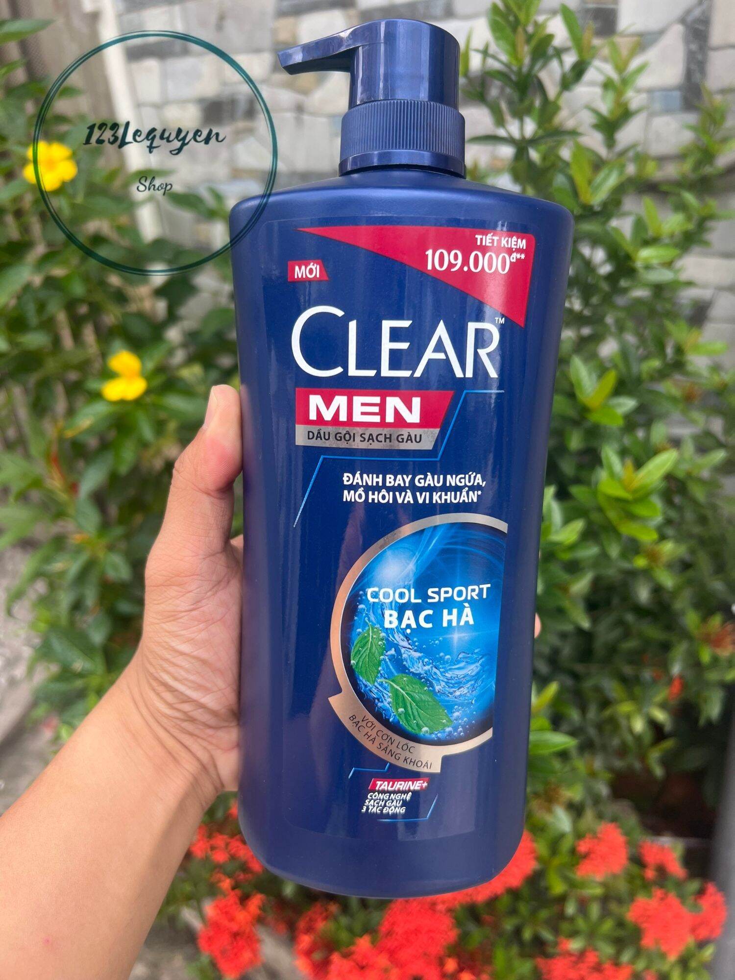 Dầu gội clear men 900g