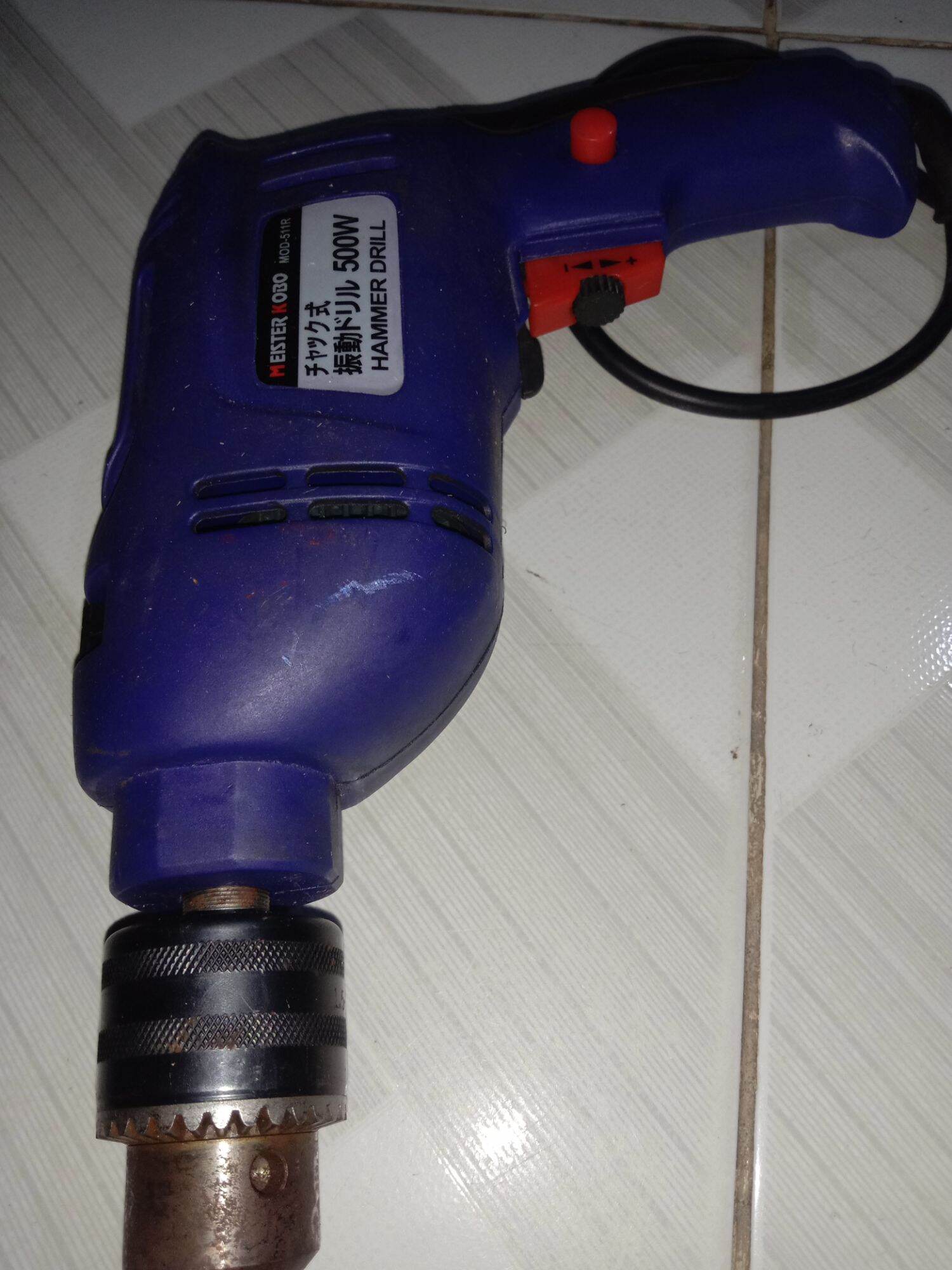 khoan điện nhật bãi đầu 13mm điện 100v.