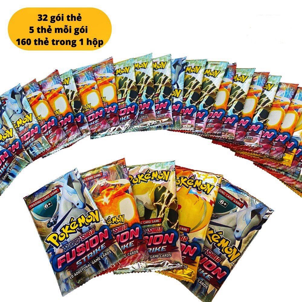 Hộp 160 thẻ bài vip pokemon
