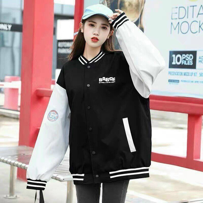 Áo khoát dù 2 lớp in kiểu bomber K039