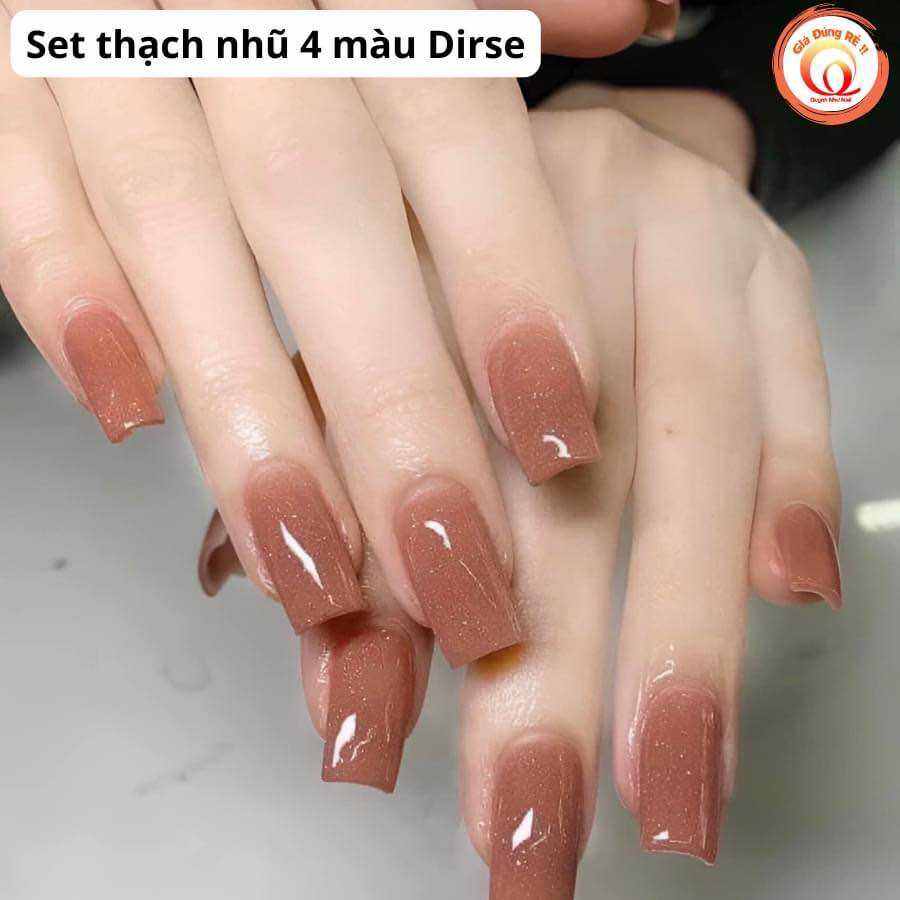 Sét sơn thạch nhũ Dirse 4 màu kèm bảng màu