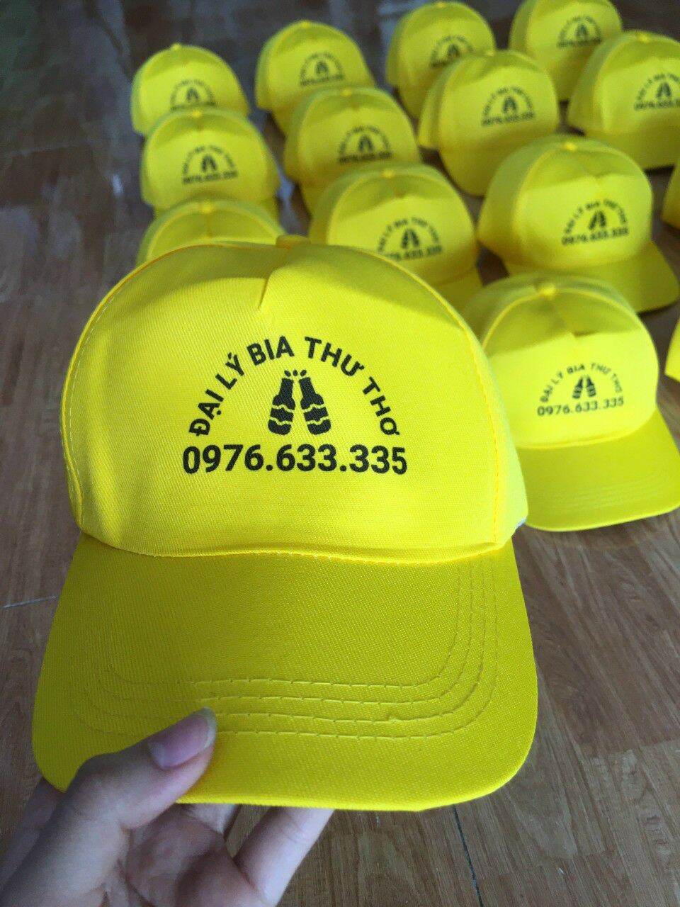Nón in theo yêu cầu