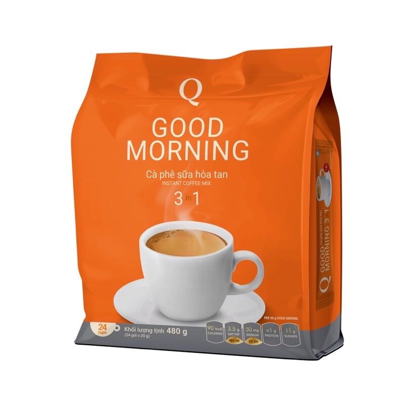 Cà Phê Sữa Hoà Tan Trần Quang Good Morning 480g