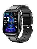 Smart Health Monitoring Watch with Blood Glucose, Blood Pressure, SpO2, ECG, Temperature, Respiration, HRV, Bluetooth Calling, Remote Care, and SOS Alerts for Elderly