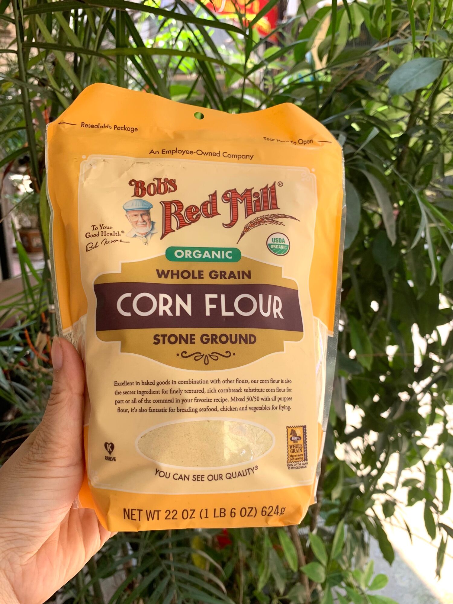 Bột bắp hữu cơ Bob's Red mill tách lẻ 50gr