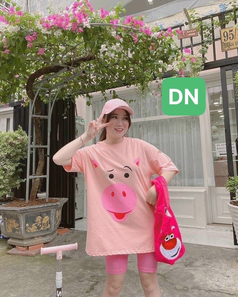 Set ngố gấu siêu cute đang hot lắm ạ. Form 40-55kg mặc vừa ạ