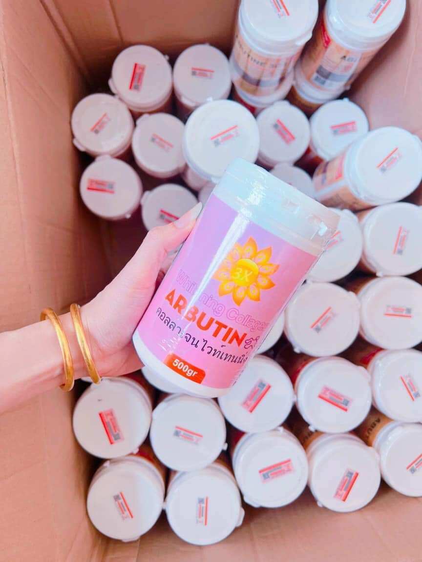 Kem Kích trắng abutin 3c3 500g (màu hồng)