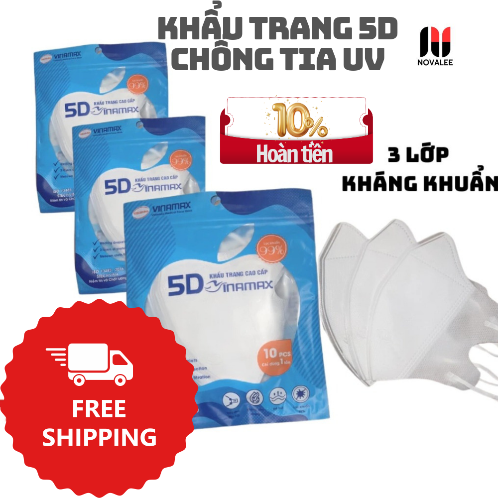 Khẩu trang 5D KENKO Kháng khuẩn và tia UV. Bảo vệ sức khoẻ khói bụi hàng CTY TNHH Minh An Bình Tân