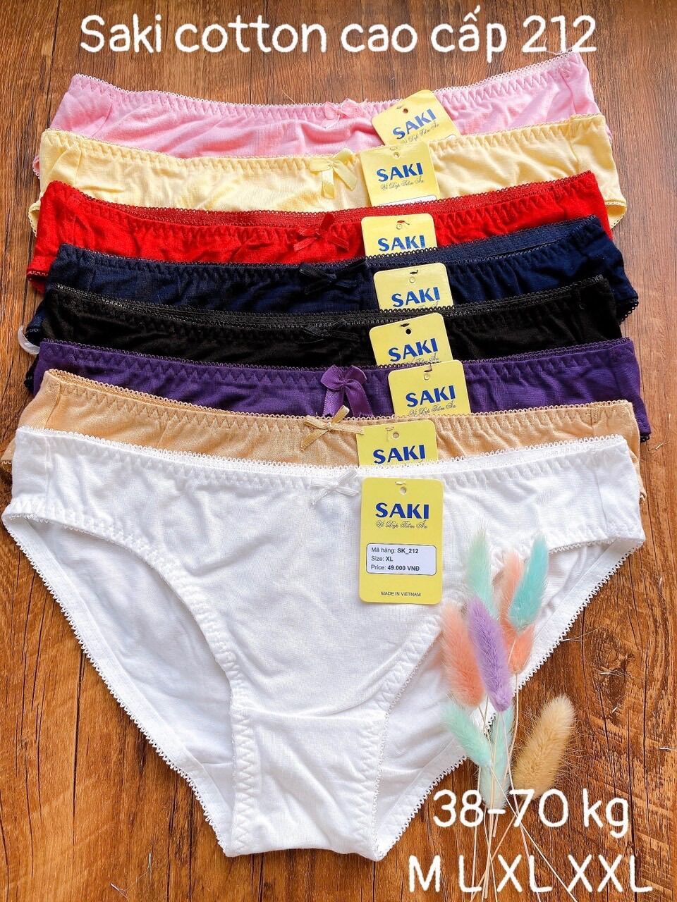Quần lót nữ cotton saki vnxk mịn quan lot nu lưng cao thun lạnh ren quần lót thông hơi nữ bigsize nữ 35-60kkg quần lót cotton nữ quần chip nữ combo 10 quan lot nư kháng khuẩn 5 quần lót của nữ