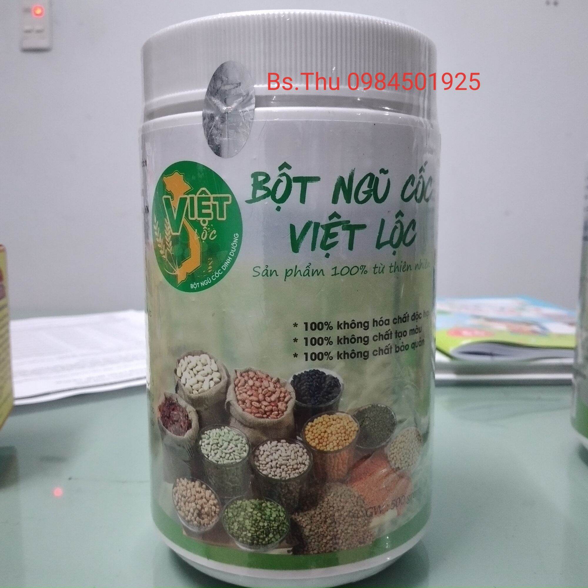 Thanh lý bột ngũ cốc Việt Lộc bị móp, xước hộp do vận chuyển, date mới