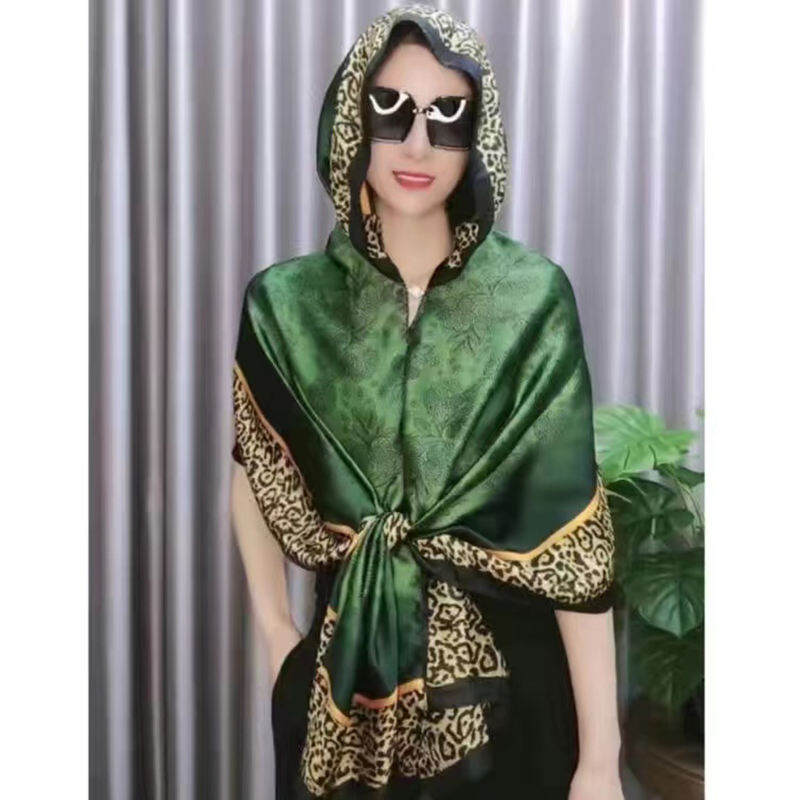 Khăn Choàng Vai Liền Mũ Mùa Hè Mẫu Mới Mũ Khăn Lụa Đa Năng Chống Nắng Mũ Trùm Đầu Dây Bay Đa Năng Mẫu Mỏng Thời Trang Cho Nữ