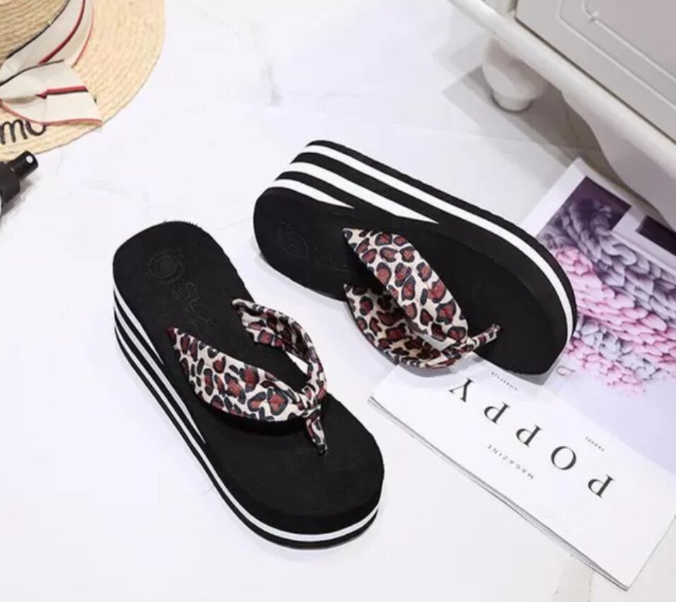 Dép kẹp quai beo vân sọc 7f