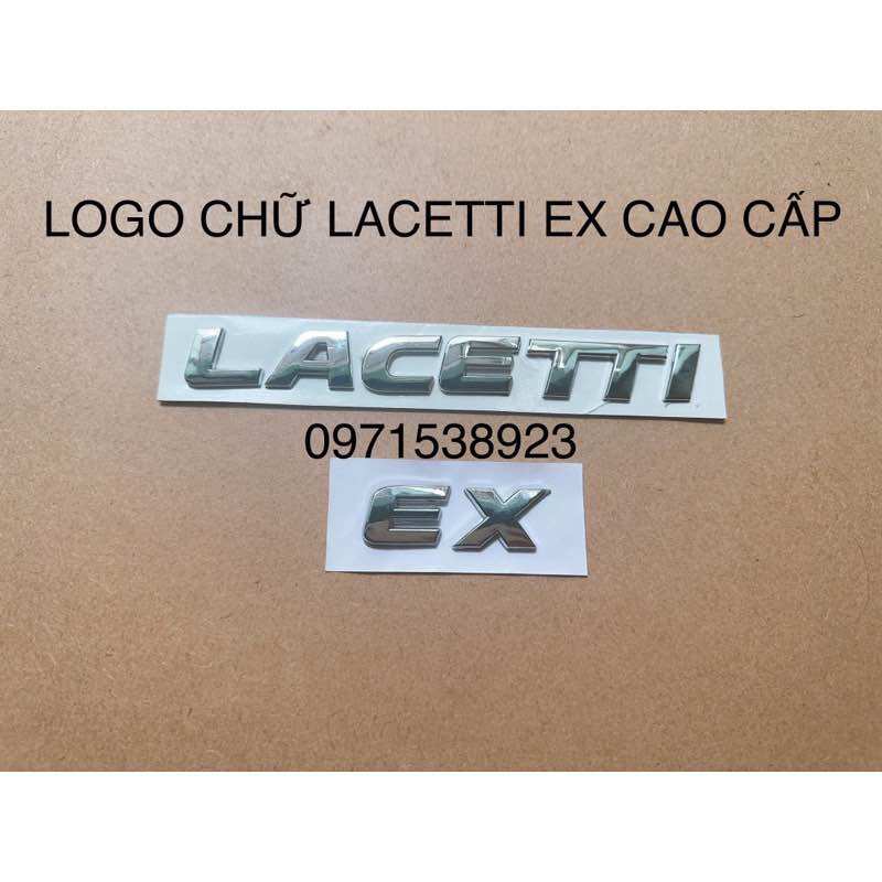 Logo chữ lacetti ex cao cấp giá rẻ