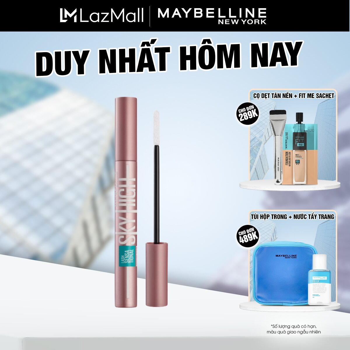 Dưỡng Chất Dưỡng Mi Sky High Lash Sensational Boosting Serum Maybelline New York 5.3ml