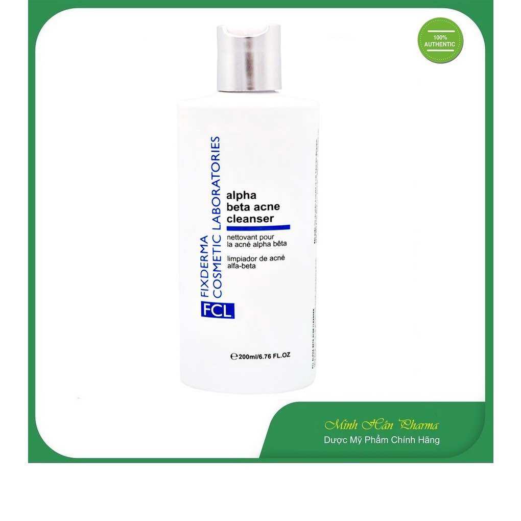 Sữa rữa mặt giảm mụn fcl alpha beta acne cleanser