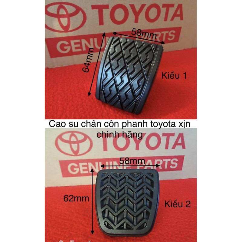 Cao su chân phanh & côn Toyota xịn chính hãng 31321-12040 31321-52010. 31321-14020
