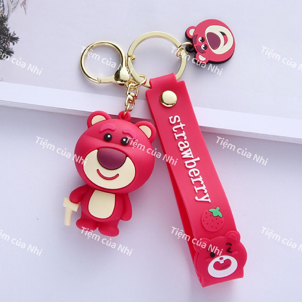 MÓC KHOÁ GẤU DÂU LOTSO