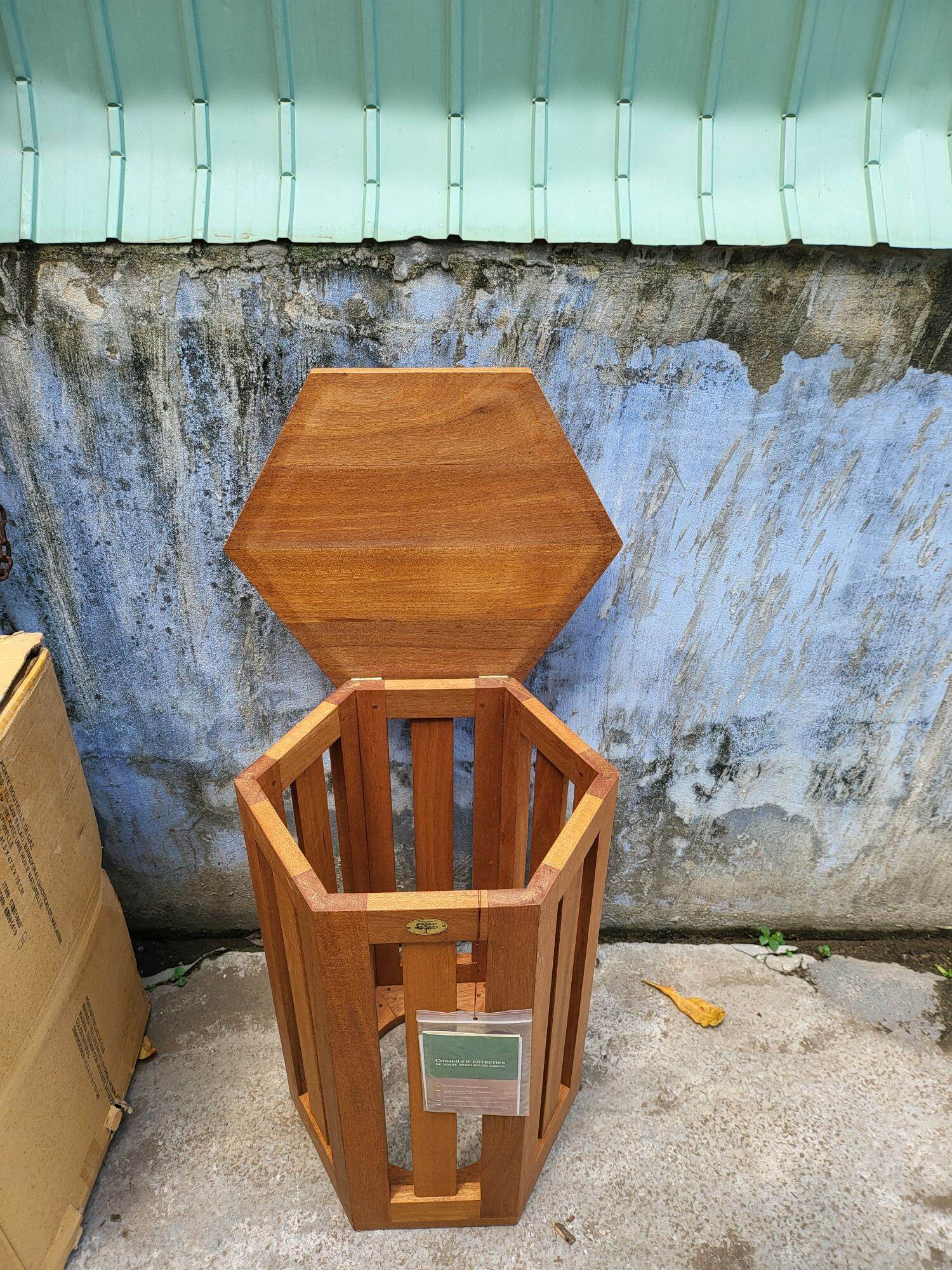 giỏ gỗ đựng hoa, giỏ rác, giỏ đựng ga