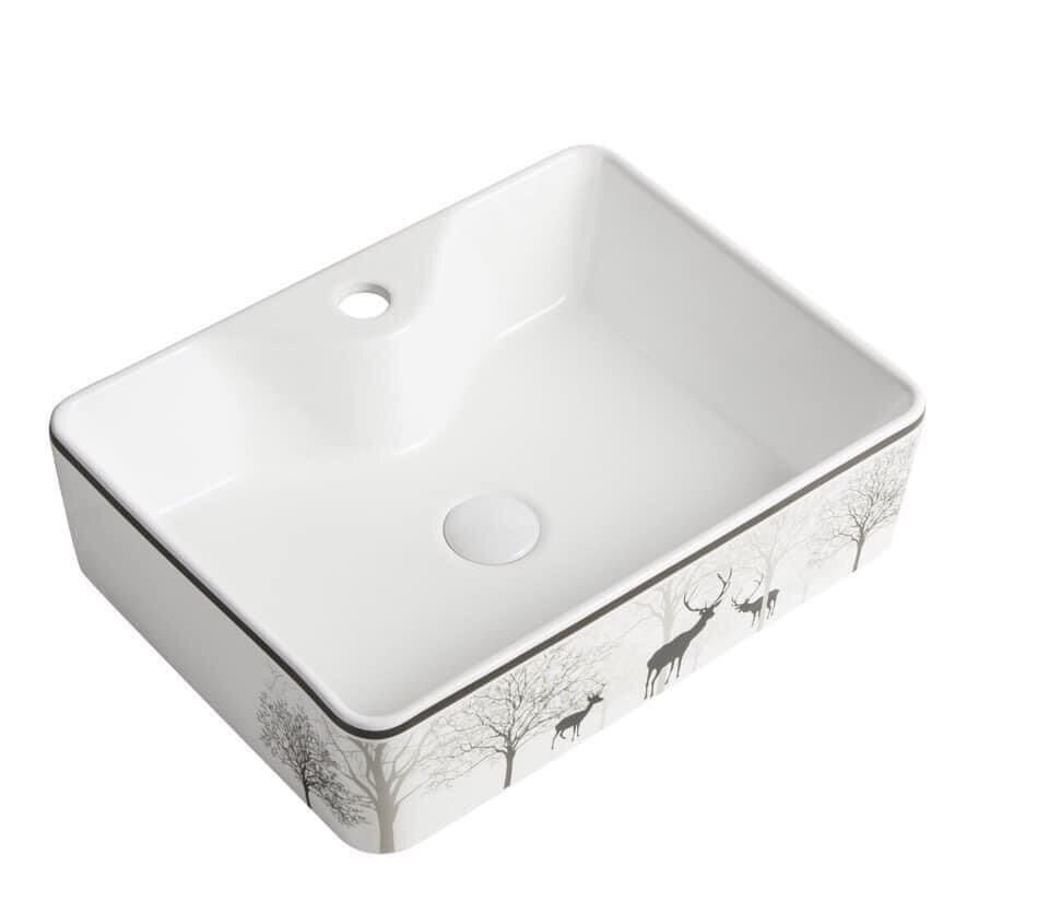Bồn lavabo rửa mặt hình con Hưu Đen, loại đặt bàn, ( Vuông, Tròn)