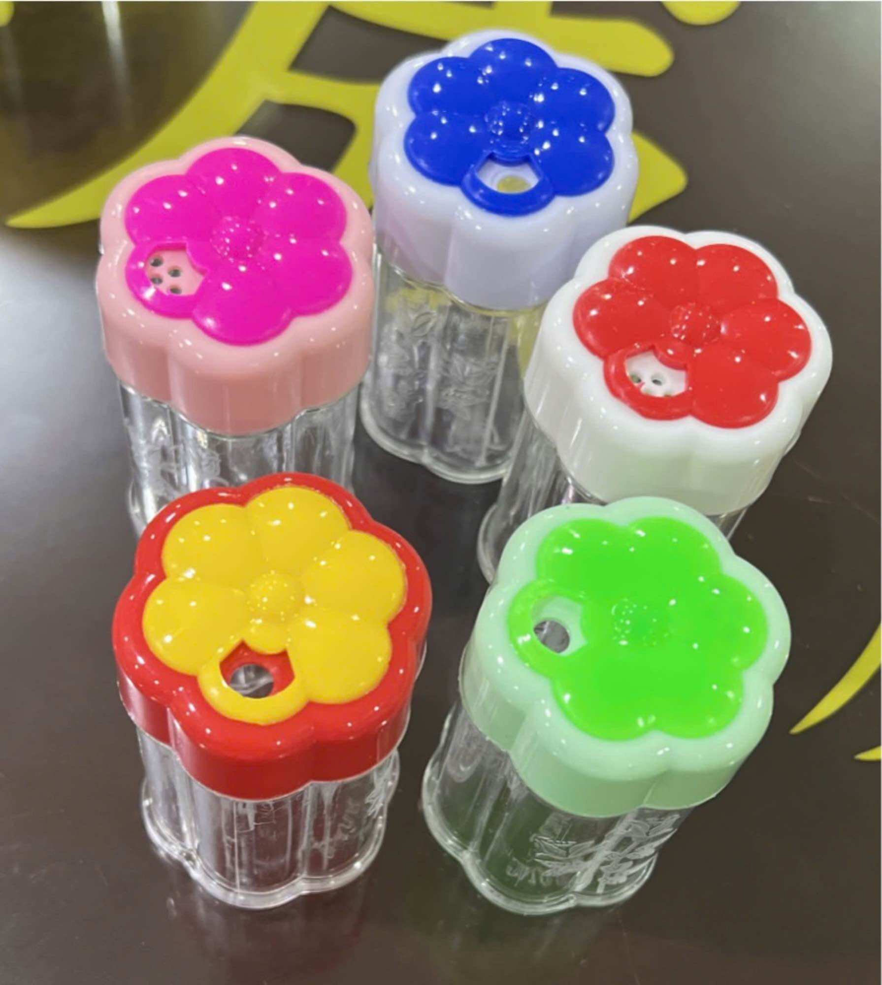 🔥Lốc 10 HỦ đựng TĂM, Đựng Tiêu Hình Hoa Mai (Kt: 9x4cm)