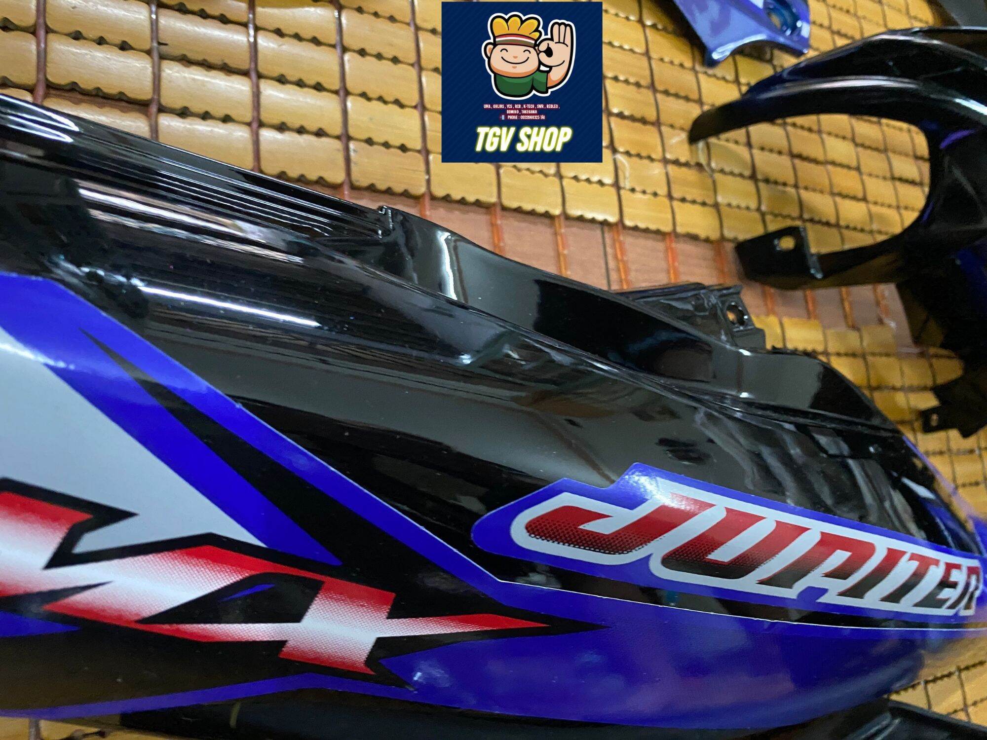Dàn áo ABS loại 1 jupiter MX xanh GP đen